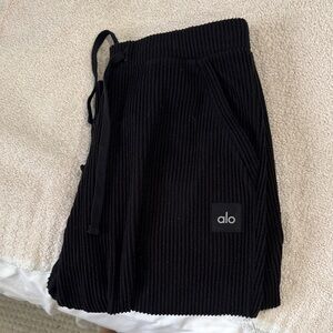 Alo Black jogger pants